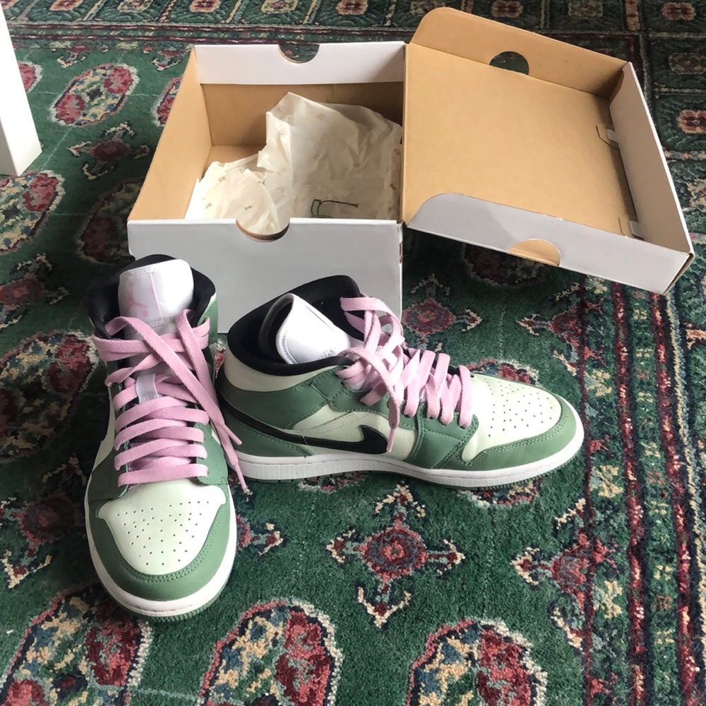 Green Jordans